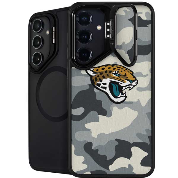 NFL Jacksonville Jaguars Camo Galaxy S26 Plus Kickstand Case