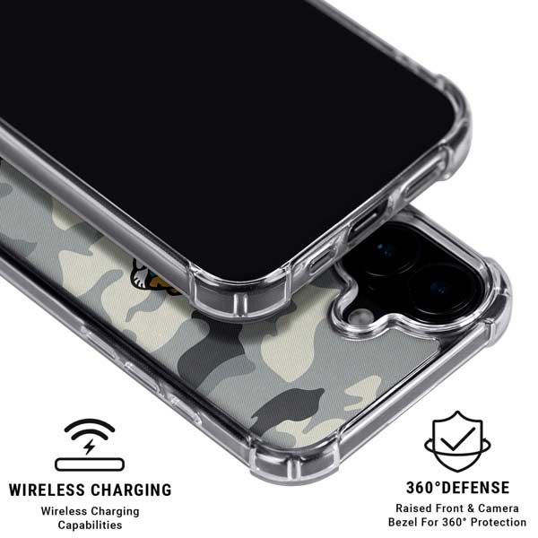 NFL Jacksonville Jaguars Camo iPhone 16 MagSafe Case