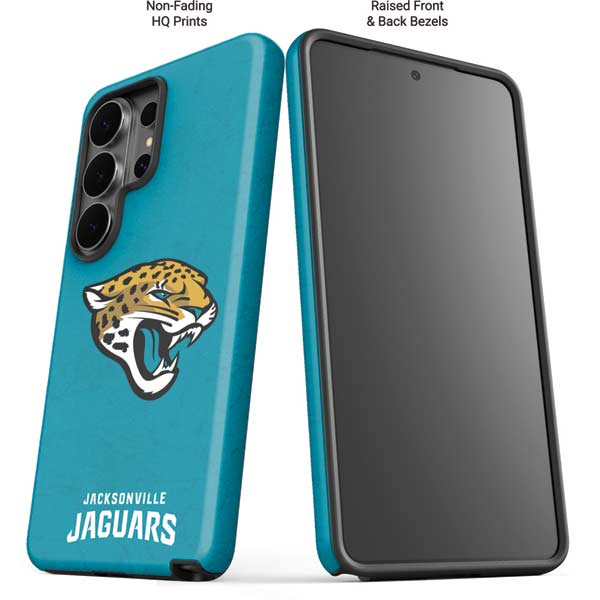 NFL Jacksonville Jaguars Distressed Galaxy S26 Ultra Impact Case