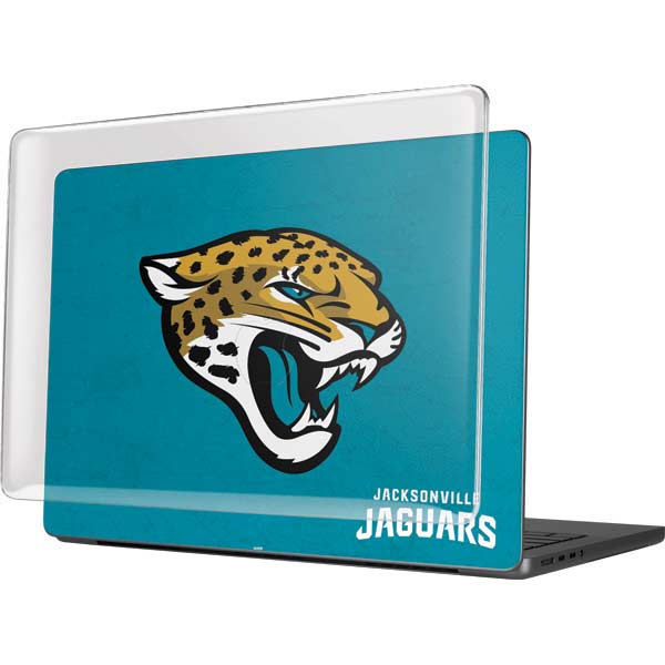 NFL Jacksonville Jaguars Distressed MacBook Pro 14in (2021-24) Case plus Skin
