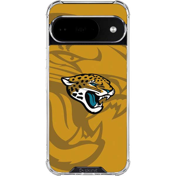 NFL Jacksonville Jaguars Double Vision Google Pixel 10 Clear Case