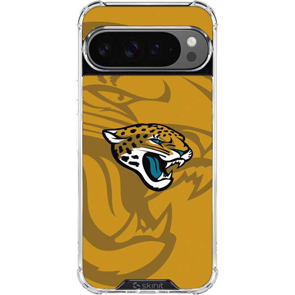 NFL Jacksonville Jaguars Double Vision Google Pixel 10 Pro Clear Case