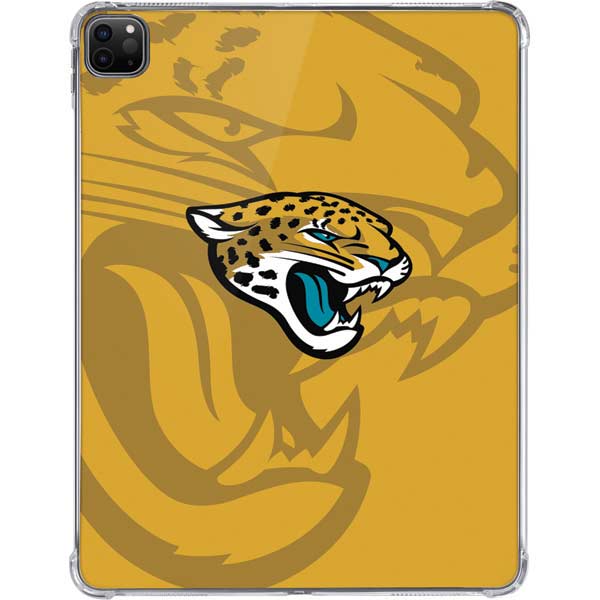 NFL Jacksonville Jaguars Double Vision iPad Pro 11in (2024) Clear Case