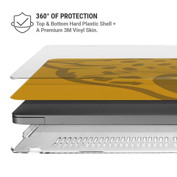 NFL Jacksonville Jaguars Double Vision MacBook Pro 14in (2021-24) Case plus Skin