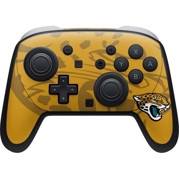 NFL Jacksonville Jaguars Double Vision Nintendo Switch 2 (2025) Pro Controller Skin
