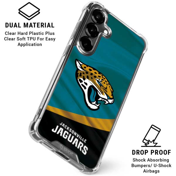 NFL Jacksonville Jaguars Galaxy S26 Clear Case