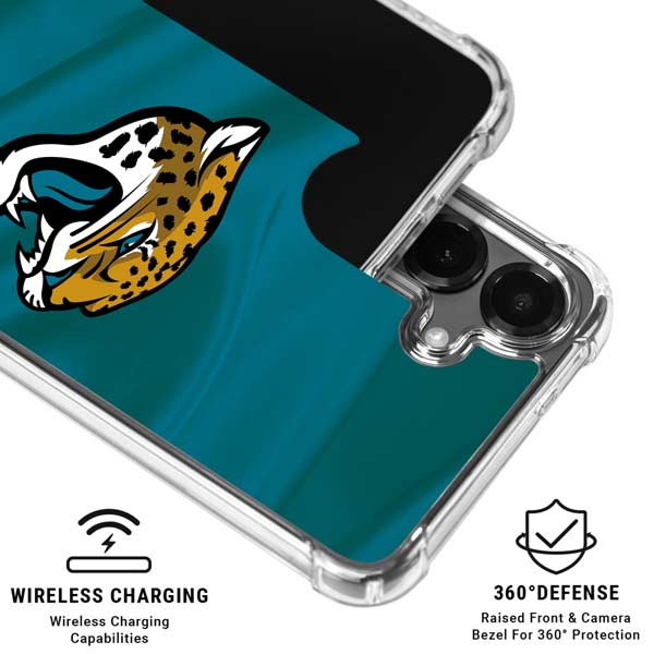 NFL Jacksonville Jaguars Galaxy S26 Plus Clear Case