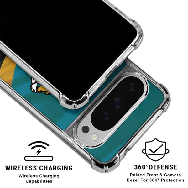 NFL Jacksonville Jaguars Google Pixel 10 Pro Clear Case