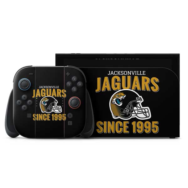 NFL Jacksonville Jaguars Helmet Nintendo Switch 2 (2025) with Joy-Con Skin