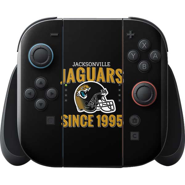 NFL Jacksonville Jaguars Helmet Nintendo Switch 2 (2025) with Joy-Con Skin