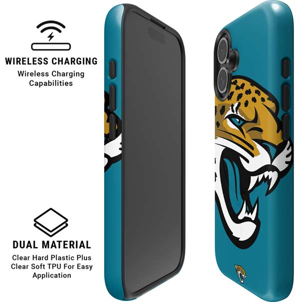 NFL Jacksonville Jaguars Large Logo iPhone 17 Magsafe Impact Case