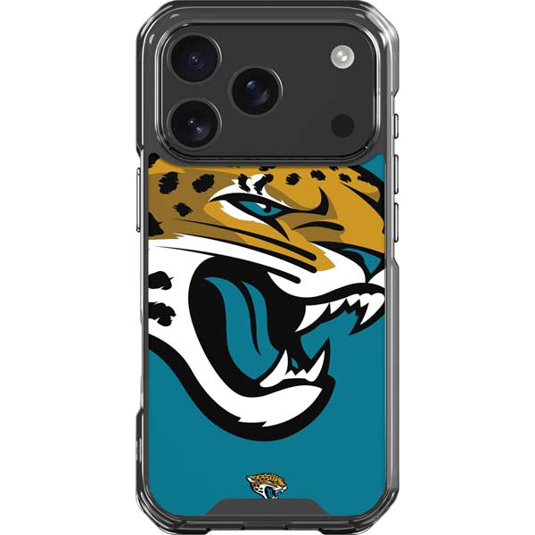 NFL Jacksonville Jaguars Large Logo iPhone 17 Pro Clear Case