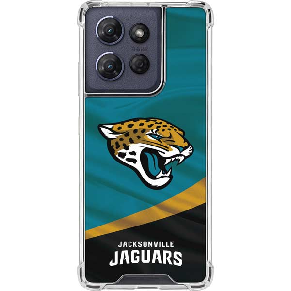 NFL Jacksonville Jaguars Moto G 5G (2025) Clear Case