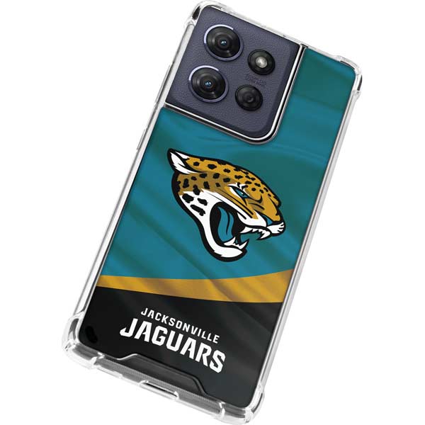 NFL Jacksonville Jaguars Moto G Power 5G (2025) Clear Case