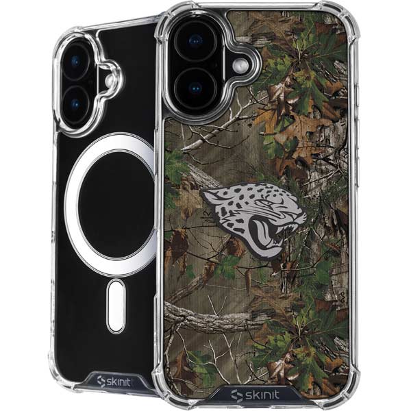 NFL Jacksonville Jaguars Realtree Xtra Green Camo iPhone 17 MagSafe Case