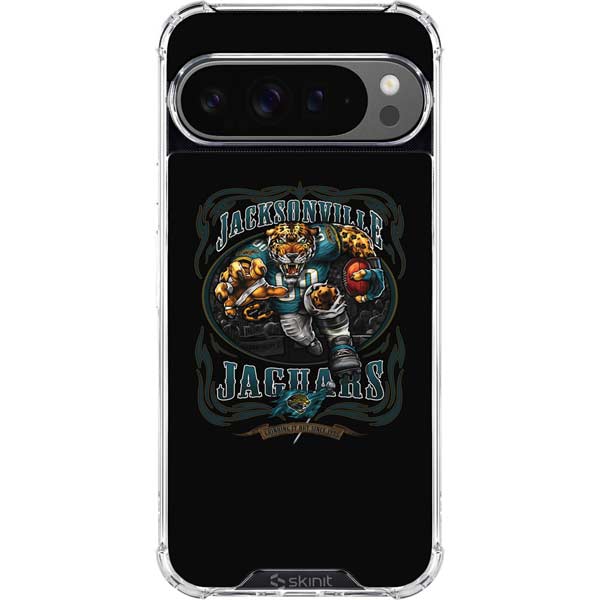 Liquid Blue NFL Jacksonville Jaguars Running Back Google Pixel 10 Pro XL Clear Case