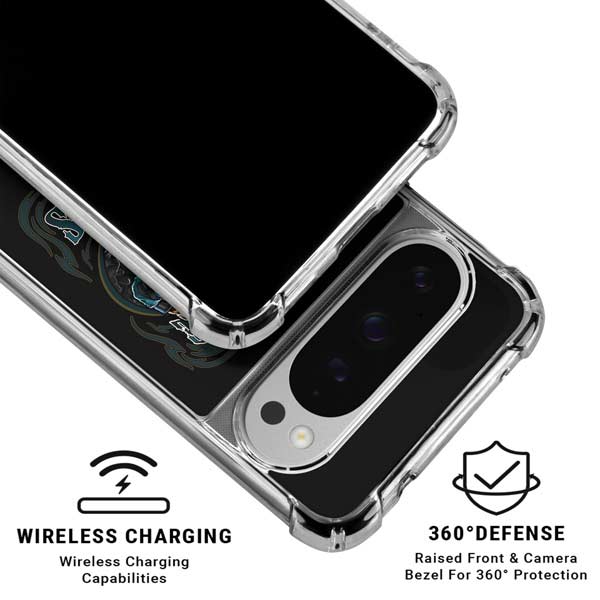 Liquid Blue NFL Jacksonville Jaguars Running Back Google Pixel 10 Pro XL Clear Case