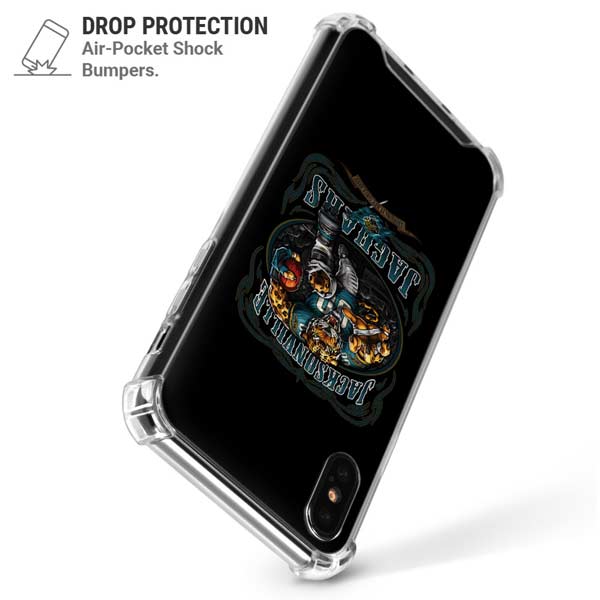 Liquid Blue NFL Jacksonville Jaguars Running Back iPhone X/XS Clear Case