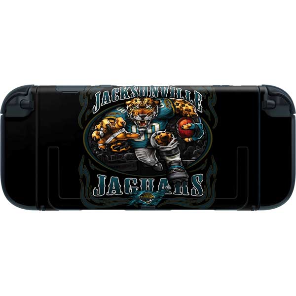 Liquid Blue NFL Jacksonville Jaguars Running Back Nintendo Switch 2 (2025) with Joy-Con Skin