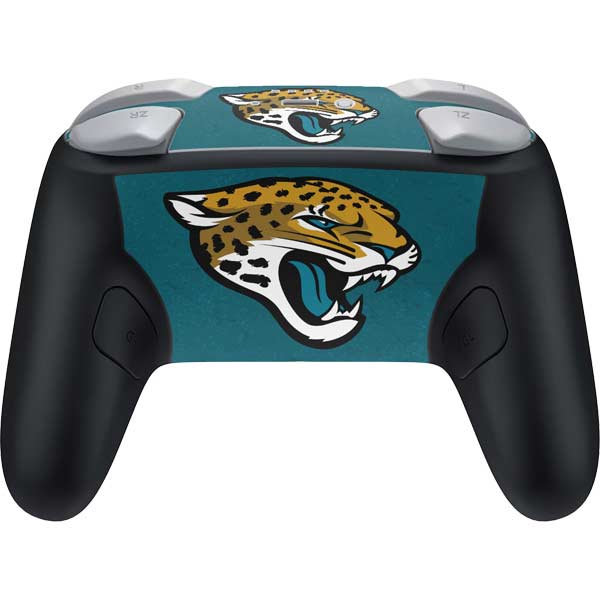 NFL Jacksonville Jaguars Teal Distressed Nintendo Switch 2 (2025) Pro Controller Skin