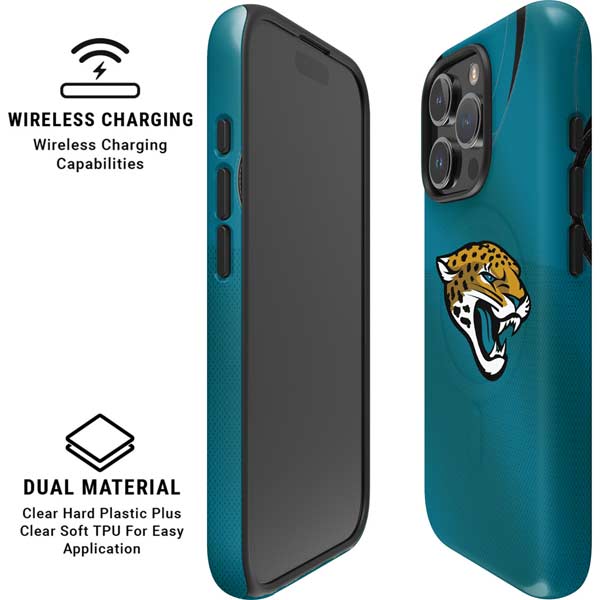 NFL Jacksonville Jaguars Team Jersey iPhone 16 Pro Max Magsafe Impact Case