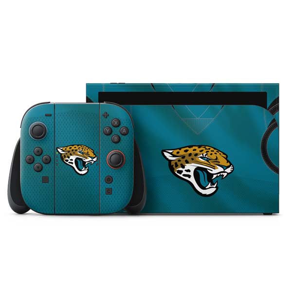 NFL Jacksonville Jaguars Team Jersey Nintendo Switch 2 (2025) with Joy-Con Skin