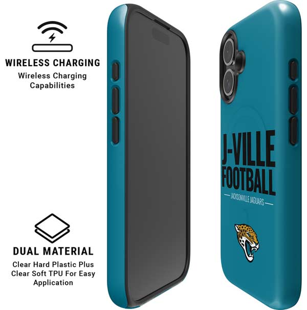 NFL Jacksonville Jaguars Team Motto iPhone 16 Magsafe Impact Case