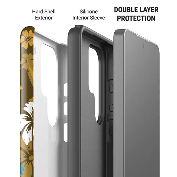 NFL Jacksonville Jaguars Tropical Print Galaxy S26 Ultra Impact Case