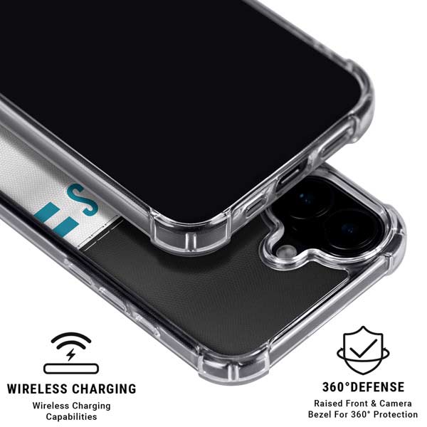NFL Jacksonville Jaguars White Striped iPhone 17 MagSafe Case