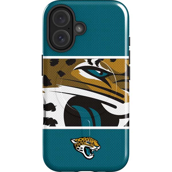 NFL Jacksonville Jaguars Zone Block iPhone 16 Magsafe Impact Case