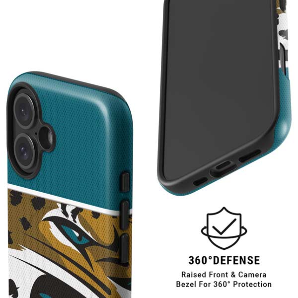 NFL Jacksonville Jaguars Zone Block iPhone 16 Magsafe Impact Case