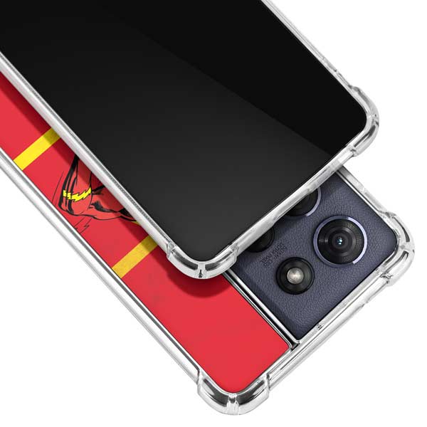 DC Comics Jagged Flash Moto G 5G (2025) Clear Case