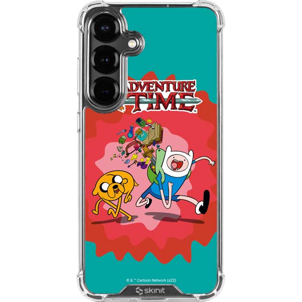 Adult Swim Adventure Time Jake and Finn Galaxy S26 Plus Clear Case