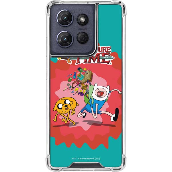 Adult Swim Adventure Time Jake and Finn Moto G 5G (2025) Clear Case