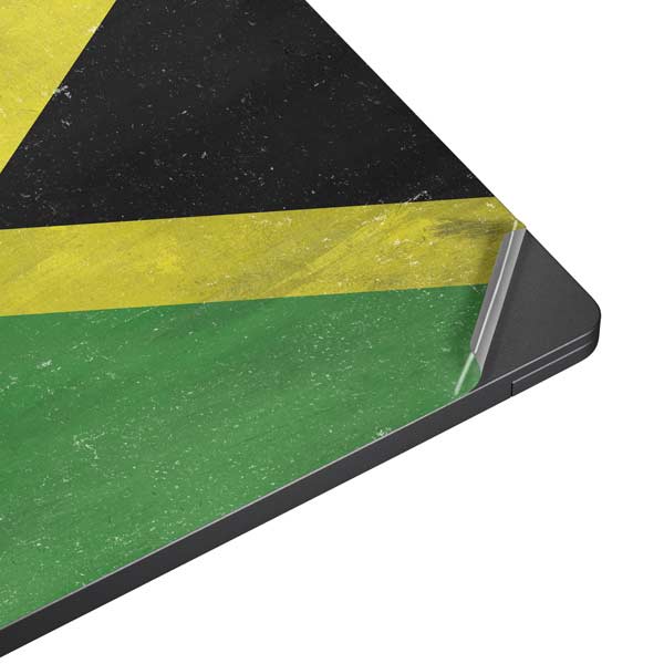 Jamaica Flag Distressed Surface Laptop 7 15in Skin