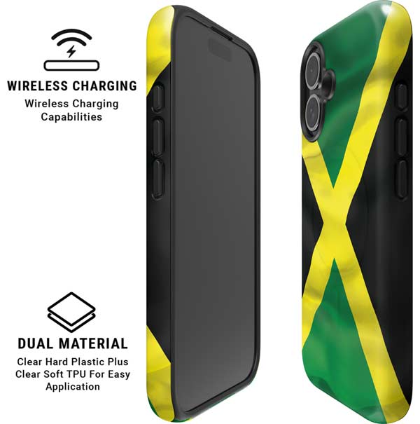 Jamaica Flag iPhone 16 Magsafe Impact Case
