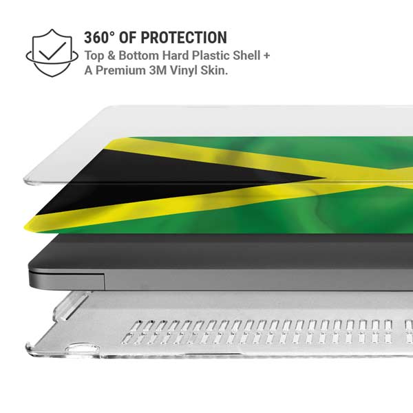 Jamaica Flag MacBook Pro 14in (2021-24) Case plus Skin