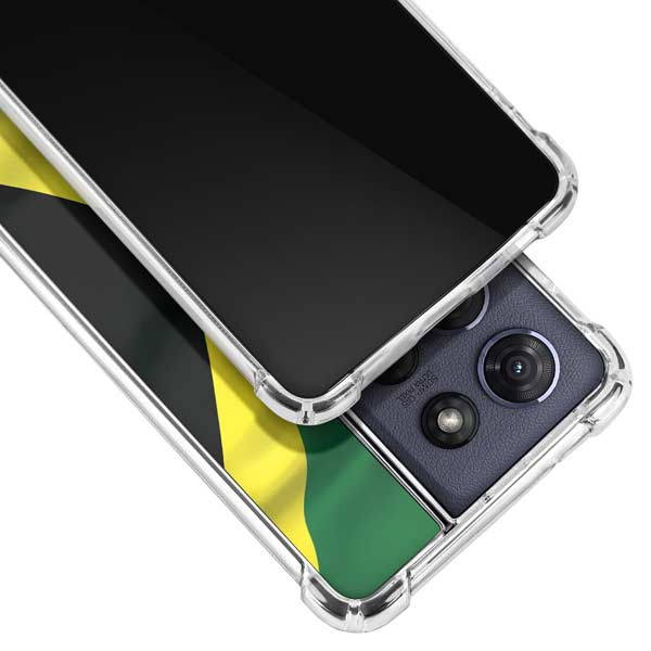 Jamaica Flag Moto G Play 5G (2025) Clear Case