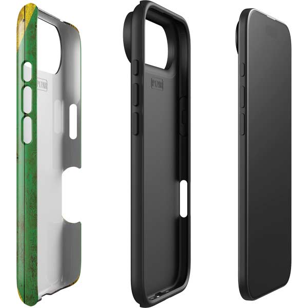 Jamaican Flag Dark Wood iPhone 17 Air Impact Case