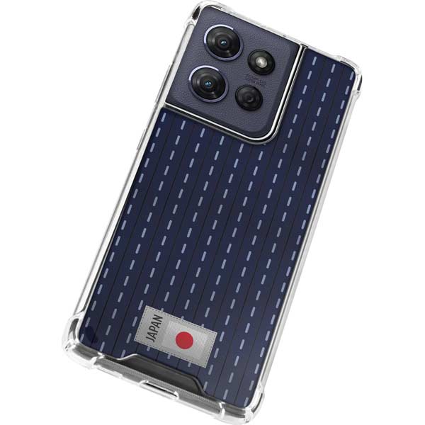 Japan Soccer Flag Moto G Play 5G (2025) Clear Case