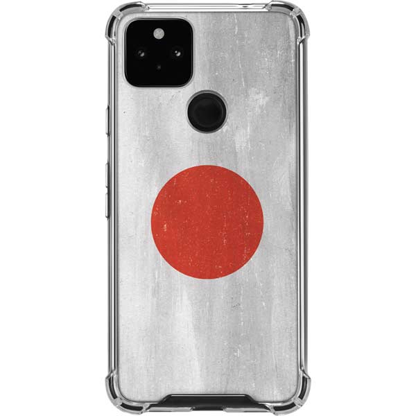 Japanese Flag Distressed Pixel Cases