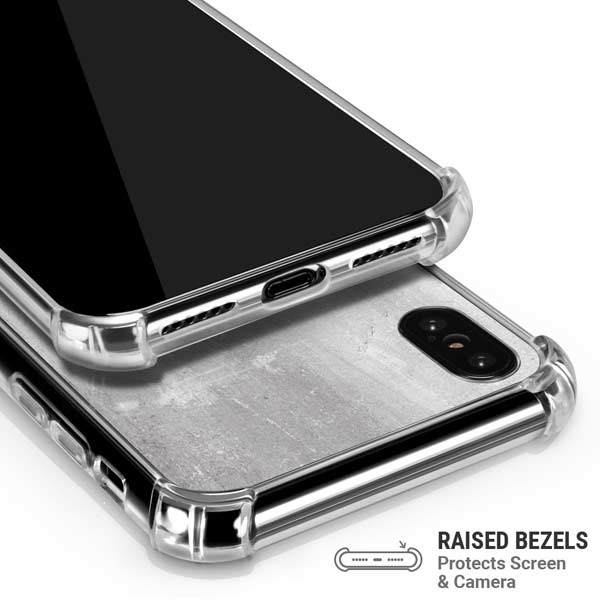 Japanese Flag Distressed iPhone X/XS Clear Case