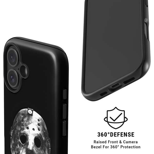 Warner Bros Friday the 13th Jason Voorhees Dripping Mask iPhone 16 Plus Magsafe Impact Case