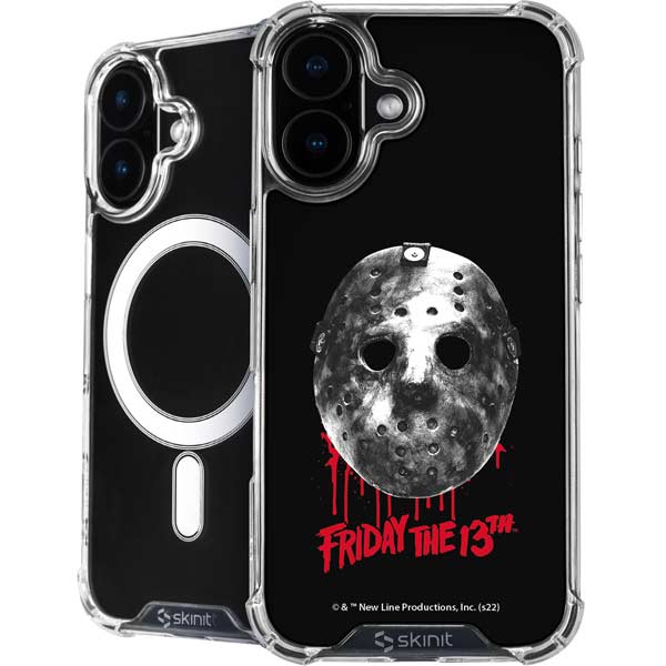 Warner Bros Friday the 13th Jason Voorhees Dripping Mask iPhone 17 MagSafe Case