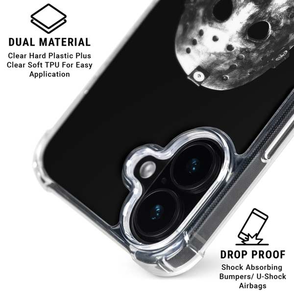 Warner Bros Friday the 13th Jason Voorhees Dripping Mask iPhone 17 MagSafe Case