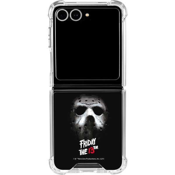 Warner Bros Friday the 13th Jason Voorhees Galaxy Z Flip7 Clear Case