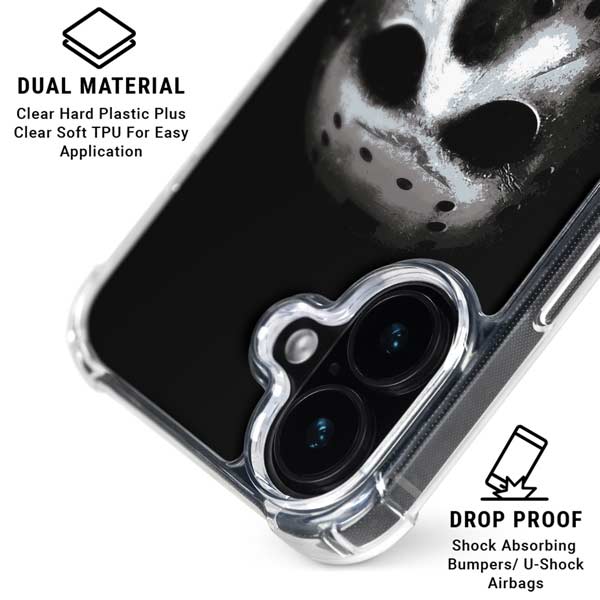 Warner Bros Friday the 13th Jason Voorhees iPhone 17 Clear Case