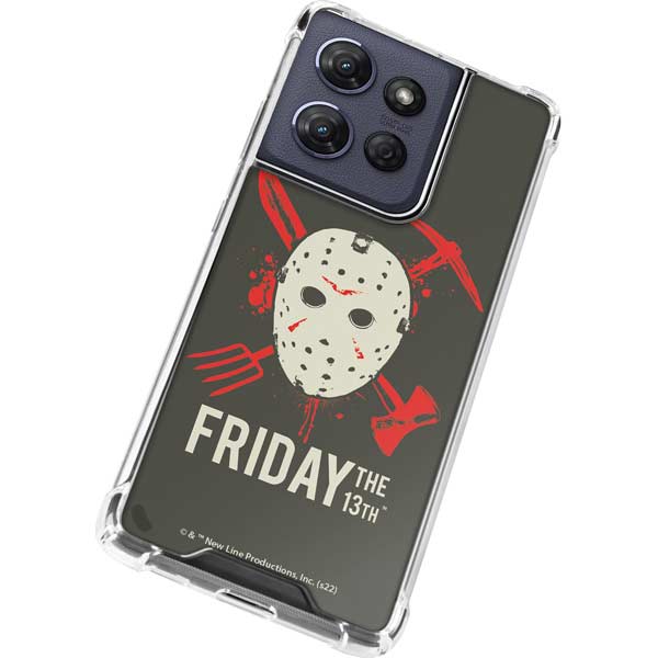 Warner Bros Friday the 13th Jason Voorhees Mask Moto G 5G (2025) Clear Case