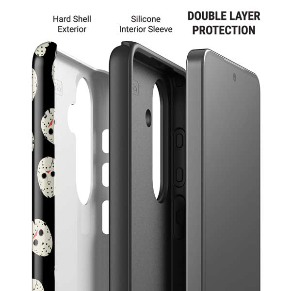 Warner Bros Friday the 13th Jason Voorhees Pattern Galaxy S26 Plus Impact Case