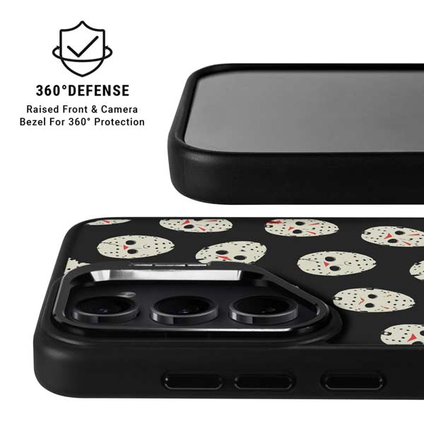 Warner Bros Friday the 13th Jason Voorhees Pattern Galaxy S26 Plus Kickstand Case